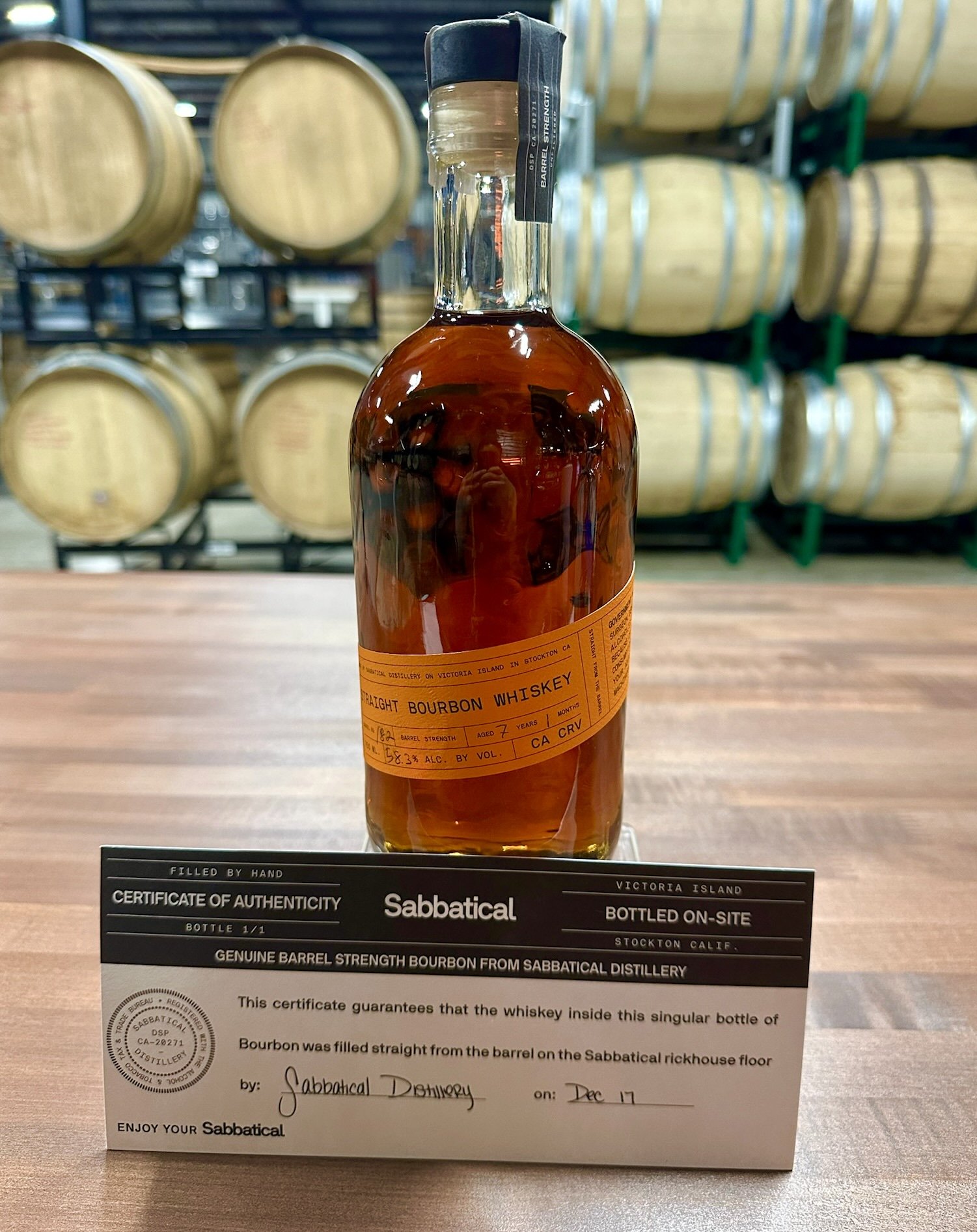 Straight Bourbon Finished in Madeira Casks — Sabbatical